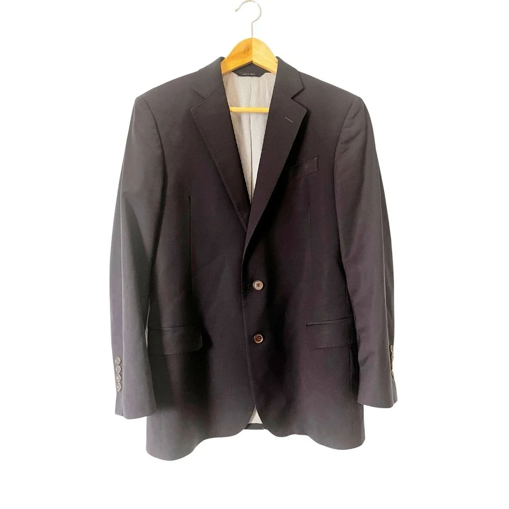 Brooks Brothers Explorer Blazer Men's 38S Fitzgerald Fit Navy Jacket Sports Coat
